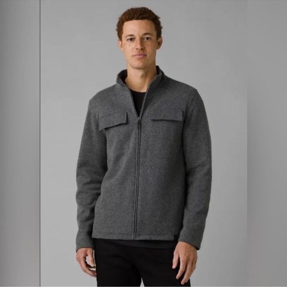 Prana Brookland Sweater Zip Up Jacket - Picture 1 of 6